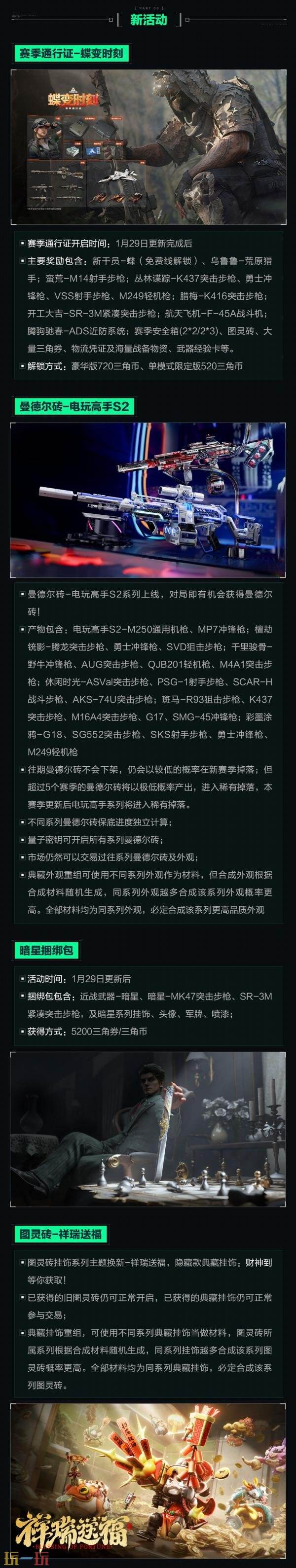 三角洲行动1月29日s8更新公告：S8新赛季【蝶变时刻】开启！