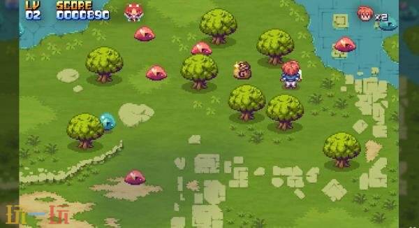 像素奇幻解谜冒险射击《XeGrader plus》将于登陆PC平台