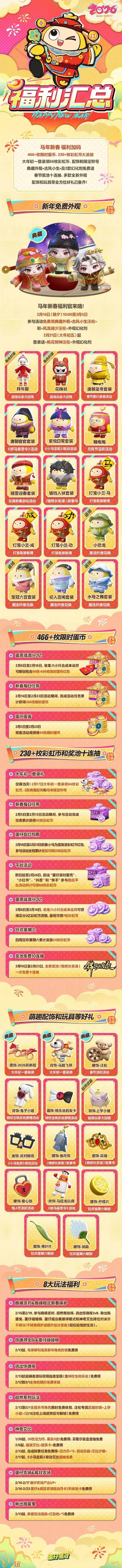 蛋仔派对马年福利汇总！春节版本「大唐抓马」2月6日重磅开启！