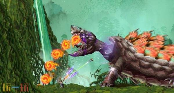 横版动作平台游戏《ChainStaff》4月8日发售