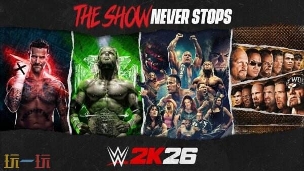 《WWE 2K26》将于3月13日发售 登陆主机/PC平台