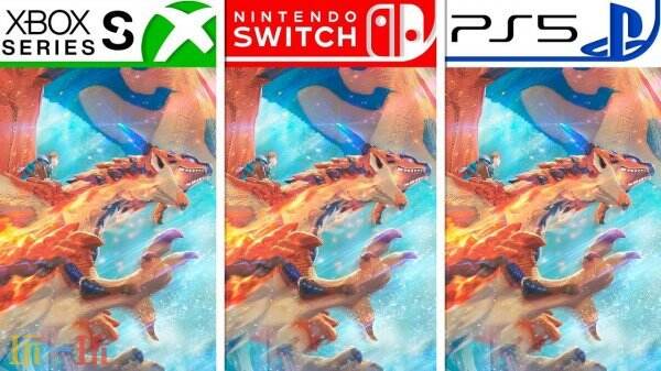 《怪物猎人物语3：命运双龙》主机平台画面对比视频