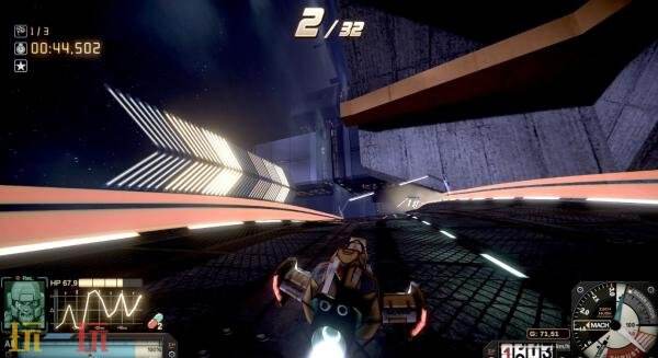 反重力竞速游戏《Hypersonic GP》将登陆Steam平台