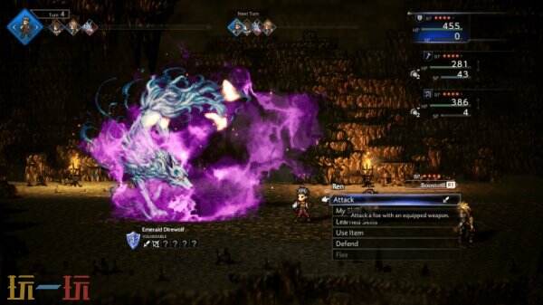 歧路旅人0苍绿色的巨狼BOSS打法攻略 苍绿色的巨狼BOSS怎么打