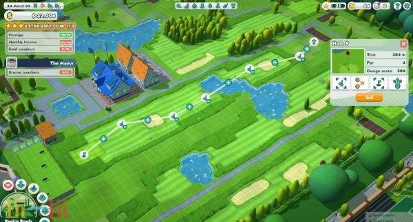 《低杆高尔夫球场大亨》将于4月17日在PC主机平台发售