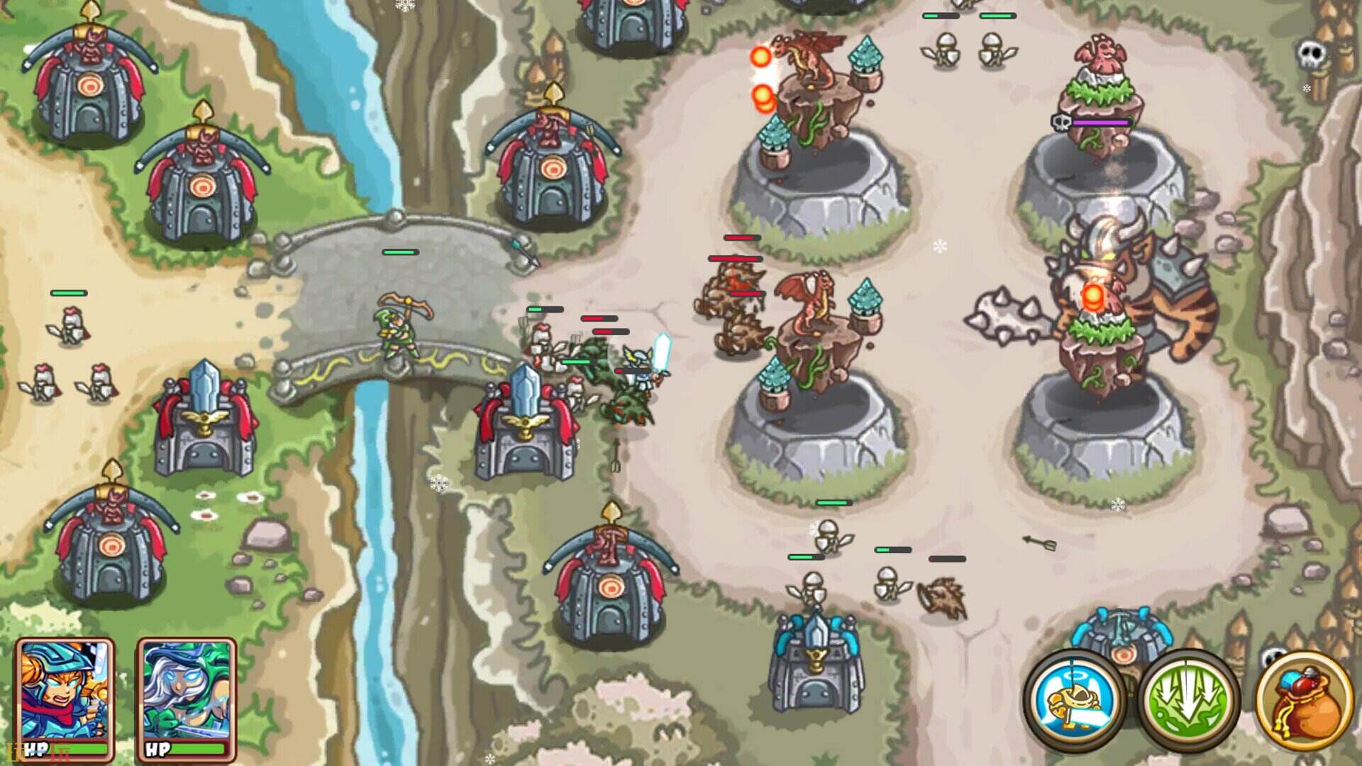 Mini Warrior Defense游戏截图