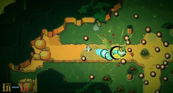 双摇杆射击游戏《小飞船大冒险》主机版现已发售