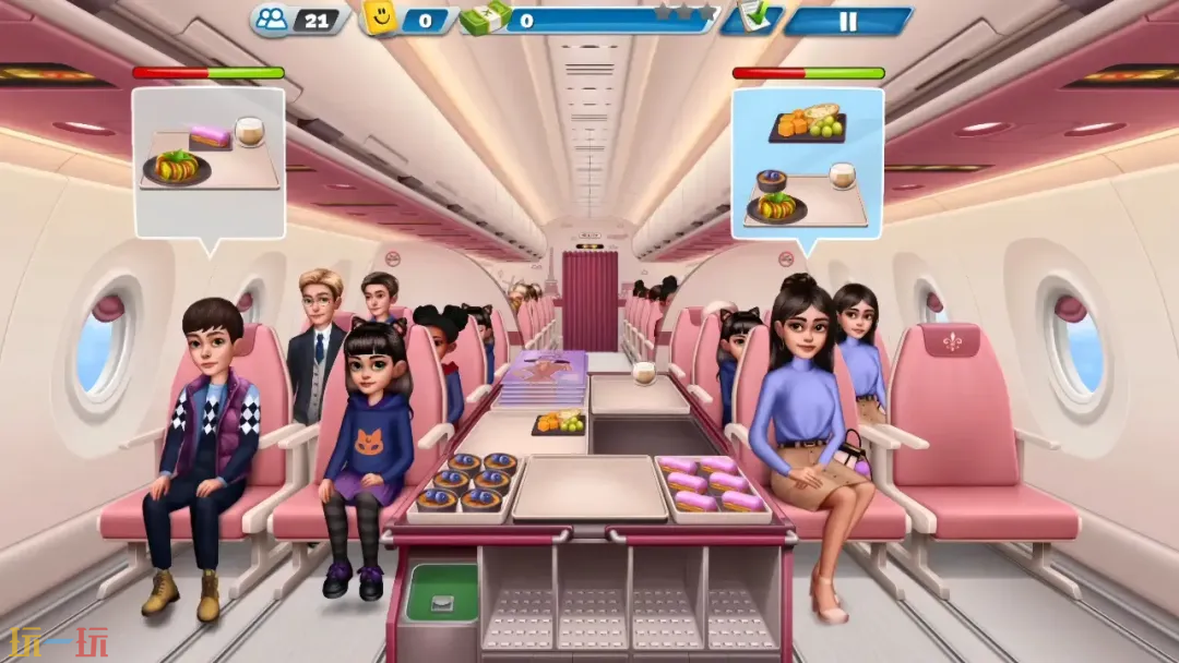飞机大厨：空中烹饪游戏截图