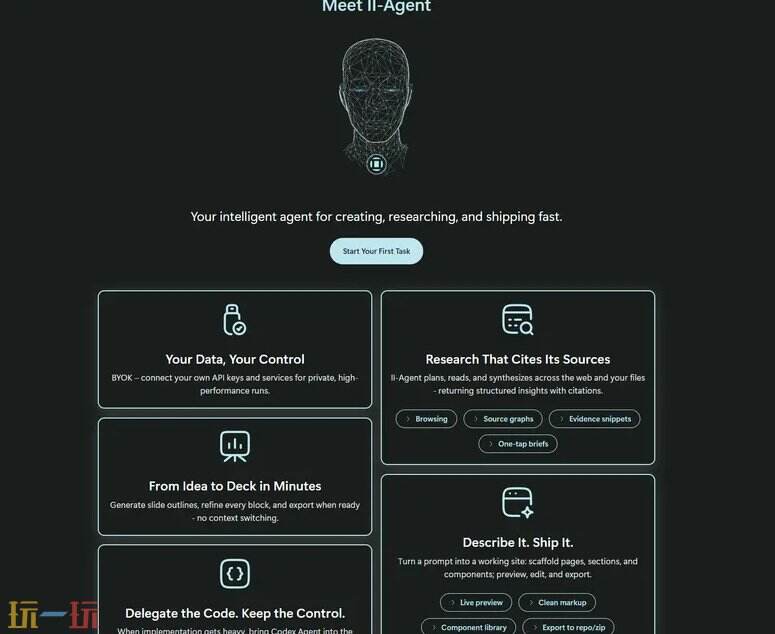 II-Agent官网 II-Agent网页版入口