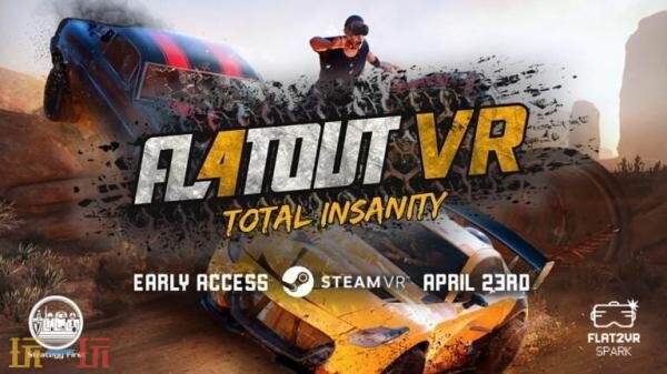 VR越野竞速《FlatOut 4: Total Insanity VR》4月23日推出