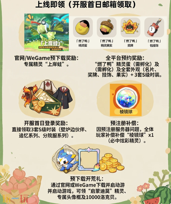 洛克王国世界开服福利有什么 洛克王国世界开服福利汇总