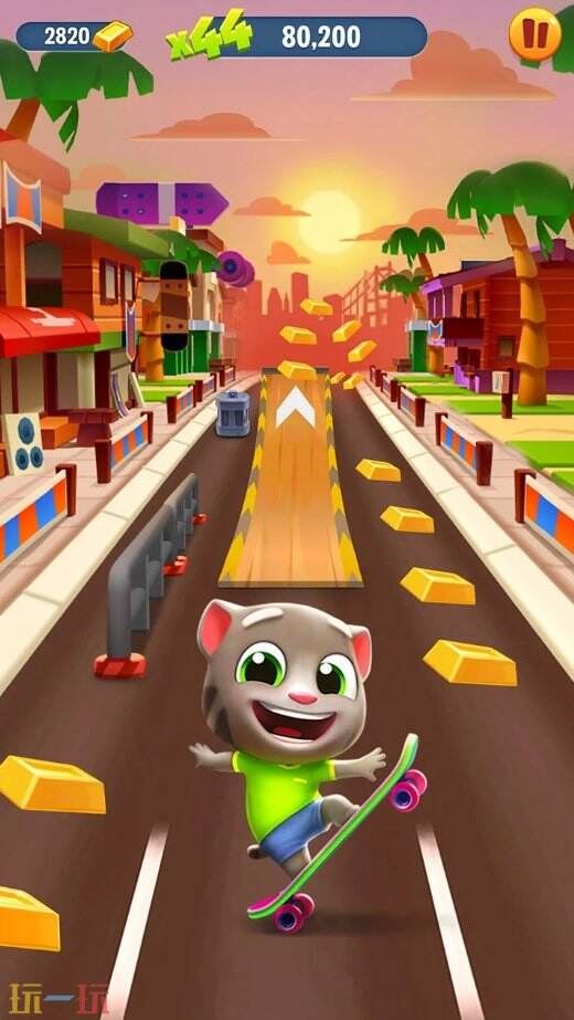汤姆猫跑酷游戏截图
