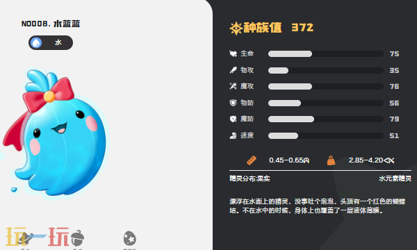 洛克王国世界水蓝蓝技能是什么 水蓝蓝技能详情介绍