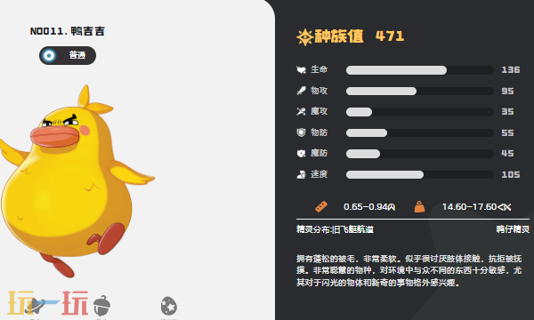 洛克王国世界鸭吉吉技能是什么 鸭吉吉技能详情介绍