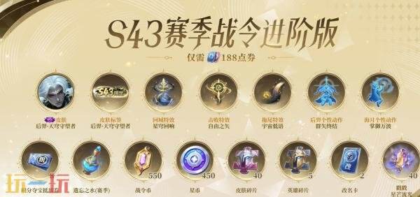 王者荣耀S43赛季战令皮肤【后羿-天穹守望者】来袭！战令进阶版获取