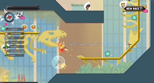 竞技2D平台跳跃游戏《Sprint City》现已开启PC版抢先体验