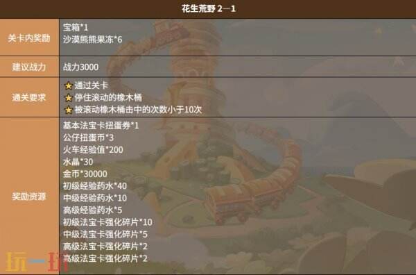 饼干人联盟花生荒野关卡 饼干人联盟花生荒野2-1关卡介绍