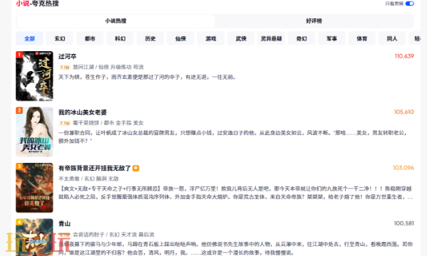 夸克免费看小说入口在哪 夸克小说免费看入口一览