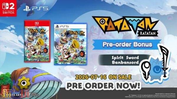 节奏肉鸽动作《啦嗒铛》PS5和Switch2实体版预购开启