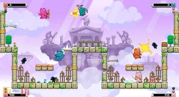 街机风平台跳跃射击游戏《双箭头豪华版》4月30日发售