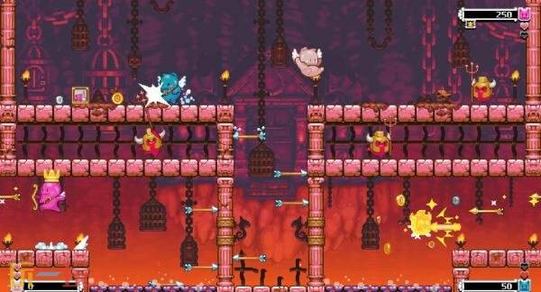 街机风平台跳跃射击游戏《双箭头豪华版》4月30日发售