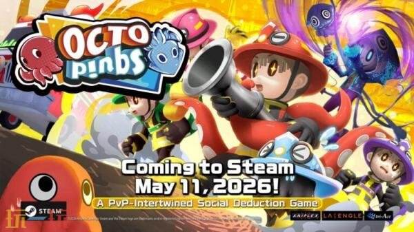 类狼人杀联机动作游戏《OCTOPinbs》将于5月11日发售