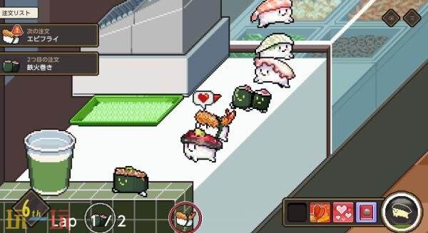 寿司竞速游戏《Wabisabi SushiDerby》7月15日发售