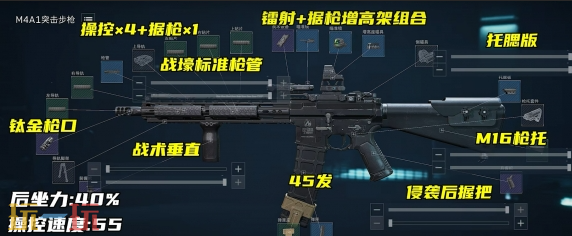 三角洲行动S9赛季M4A1怎么改 三角洲行动S9赛季M4A1改装方案
