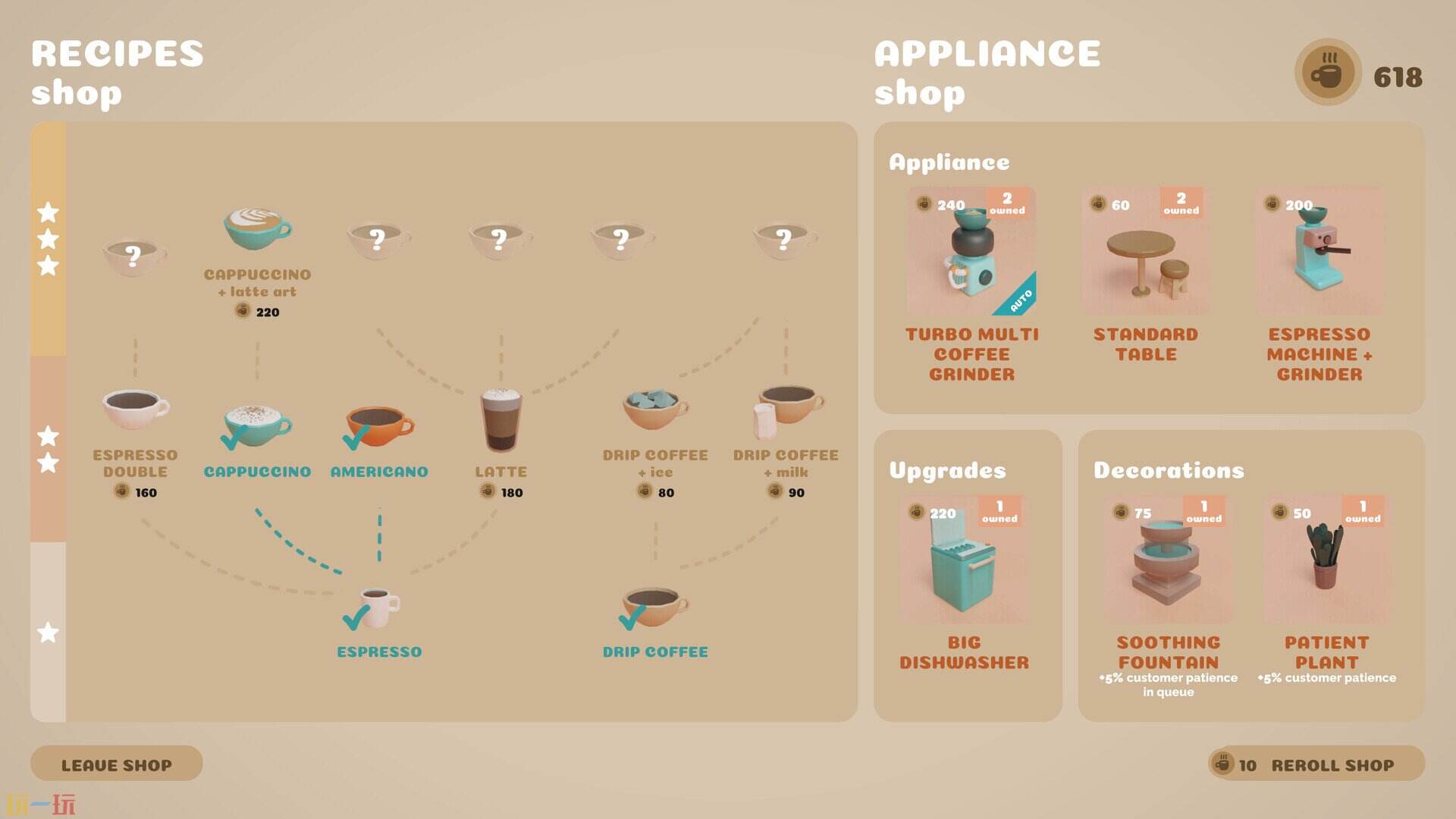咖啡大篷车游戏截图