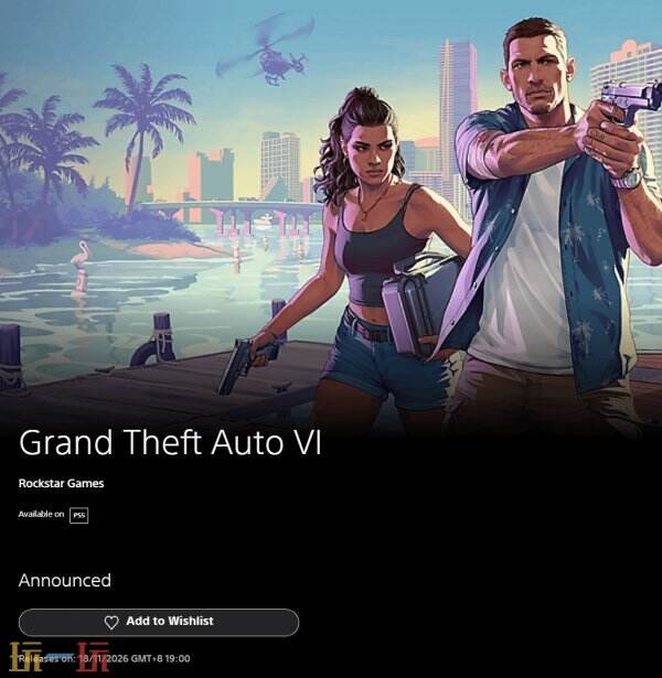 《GTA6》定于11月19日正式发售 全球解锁时间公布
