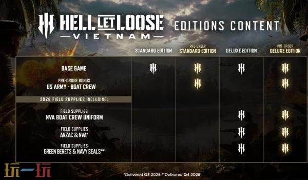 50V50第一人称射击游戏《人间地狱：越南》6月18日推出！预购开启