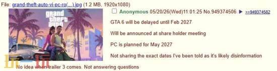 GTA6又双叒要跳票?Reddit版主怒喷"谁信谁傻",但玩家焦虑藏不住了