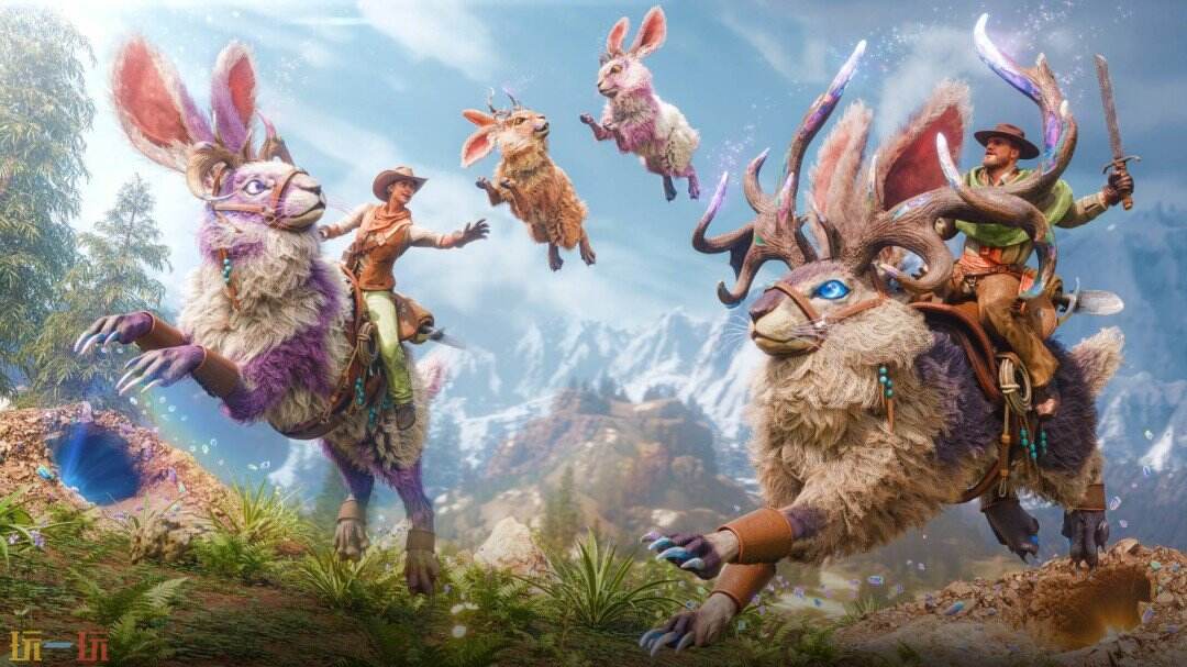 《方舟:生存飞升》奇幻生物包上线:会打洞的兔子、三头地狱犬和变身龙来了