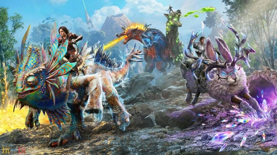《方舟:生存飞升》奇幻生物包上线:会打洞的兔子、三头地狱犬和变身龙来了