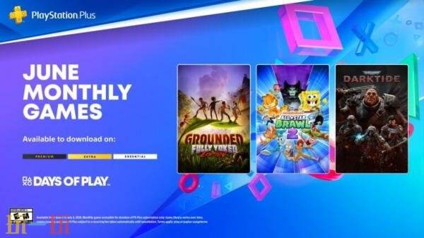 PS+基本档会员6月游戏阵容公布!《战锤40K:暗潮》上线
