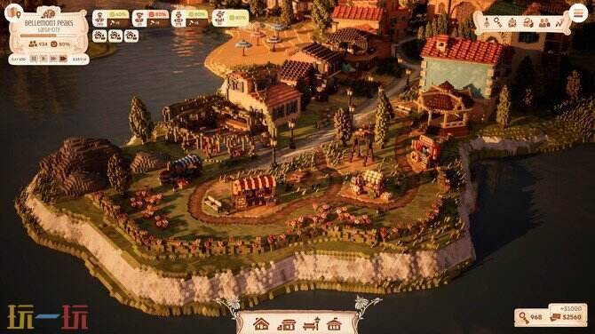 《自在城镇》1.0正式版上线Steam:无网格自由建造,好评如潮