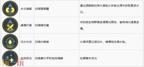深海迷航2基因模组介绍 深海迷航2生物模组图鉴