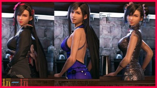 最终幻想7重制版MOD分享-蒂法经典紫色连衣裙强制默认一键安装