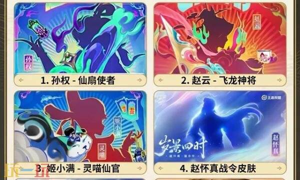 王者荣耀s44战令皮肤有哪些是什么 s44赛季战令皮肤介绍