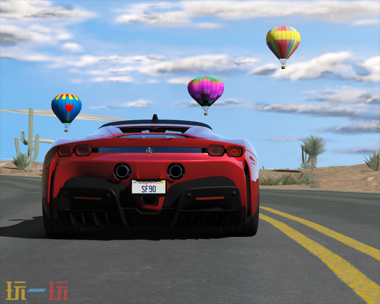 GTA5载具MOD-法拉利SF90 Stradale经典法拉利红敞篷超跑