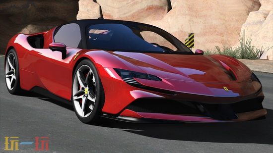 GTA5载具MOD-法拉利SF90 Stradale经典法拉利红敞篷超跑