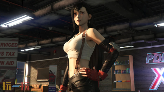 侠盗猎车手5MOD-最终幻想7蒂法黑长直御姐角色扮演