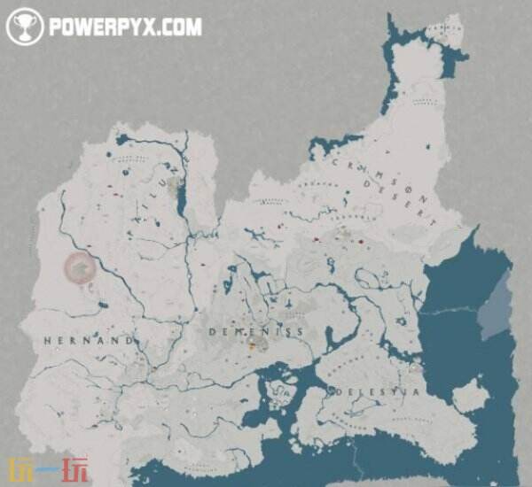 赤血沙漠游戏高清地图查看大全 赤血沙漠游戏高清地图一览