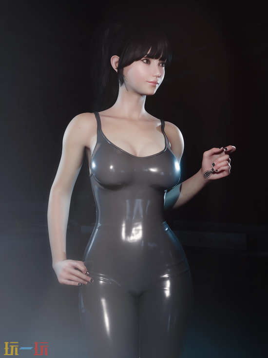 赛博朋克2077女VMOD分享-天使巨乳身材纤腰翘臀丰满模型一键安装