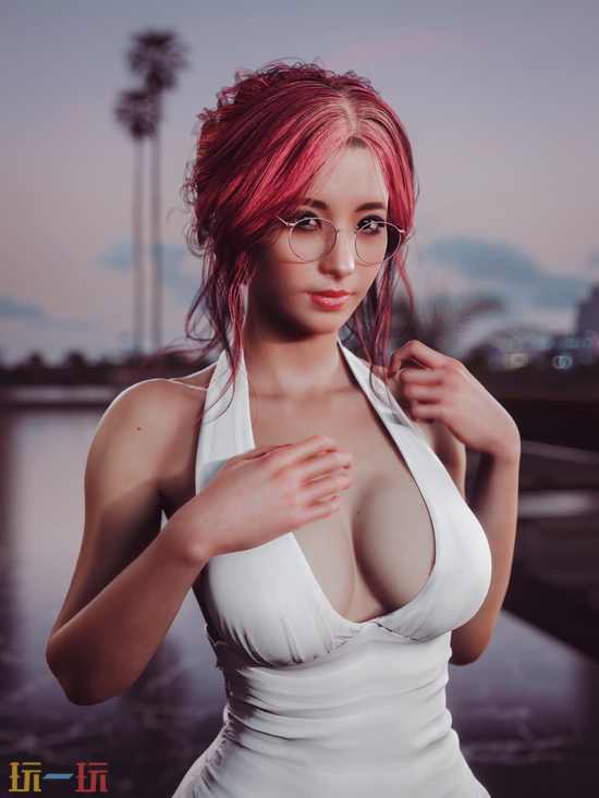 赛博朋克2077女VMOD分享-天使巨乳身材纤腰翘臀丰满模型一键安装
