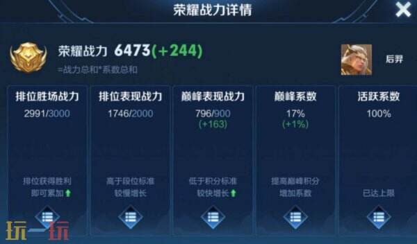 王者荣耀荣耀战力加分规则 王者荣耀荣耀战力怎么不加分了