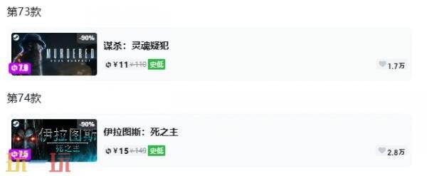 Steam今日史低游戏分享！7月6日史低佳作推荐