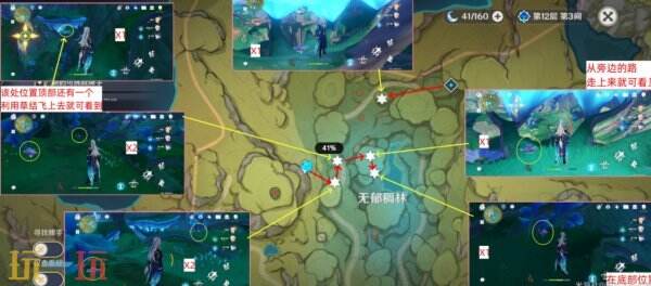 原神树王圣体菇采摘路线 原神树王圣体菇采集位置图