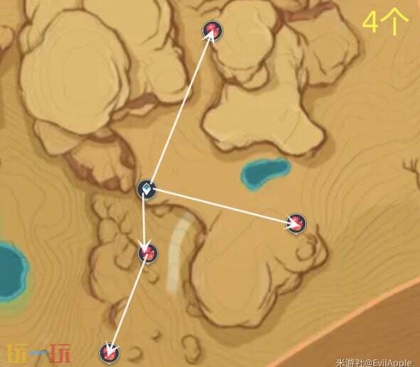 原神赤念果采集路线图 原神赤念果在哪获得