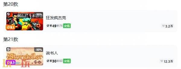 Steam今日史低游戏分享!7月14日史低佳作推荐
